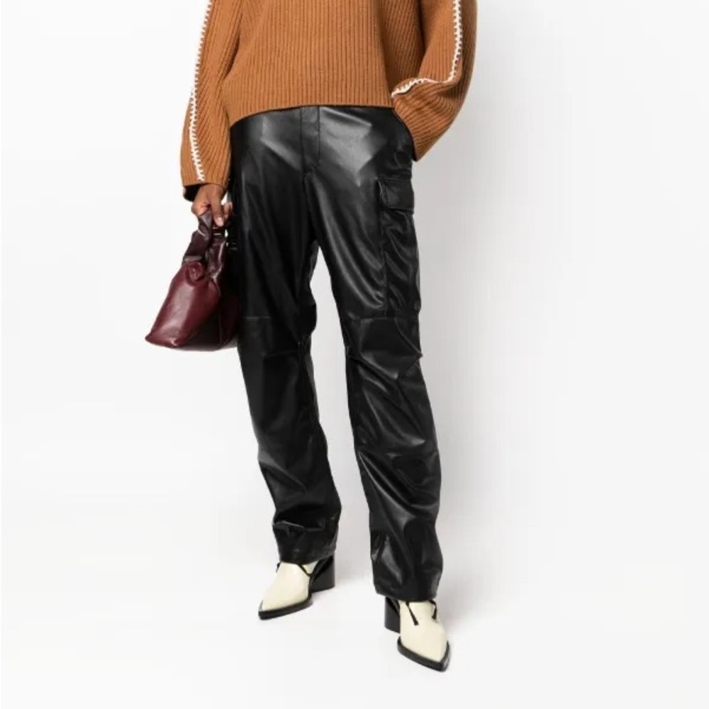 Rag & Bone Sands faux-leather cargo pants